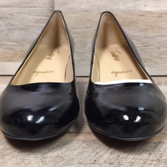 New 8N Trotters Penelope Black Patent Leather Heels 8 Narrow - Picture 8 of 14